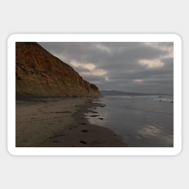 Torrey Pines Beach © Sticker by PrinceJohn